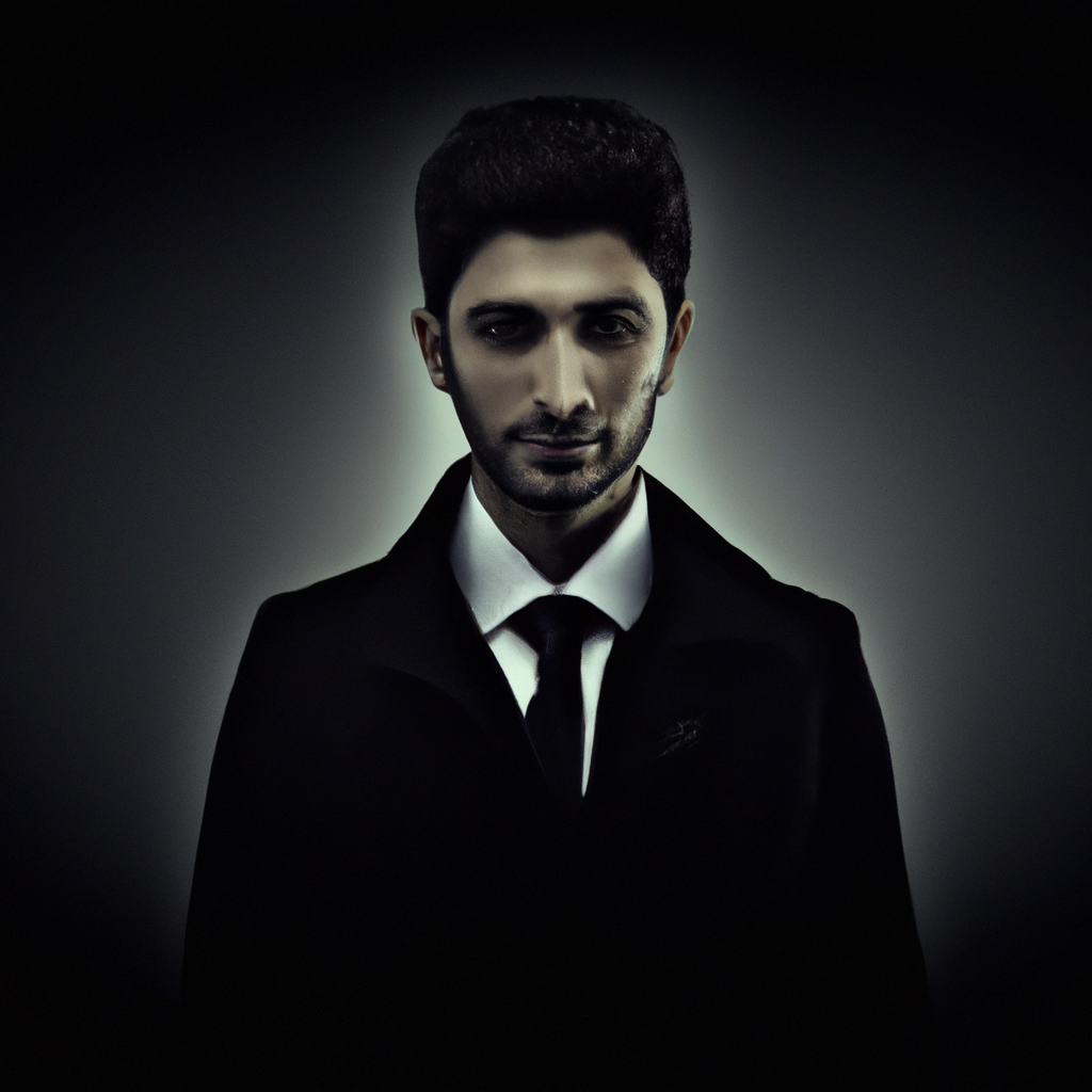 Luis, fotógrafo de producto ajustando trípode en mesa de luz, colores neutros (imagen generada)